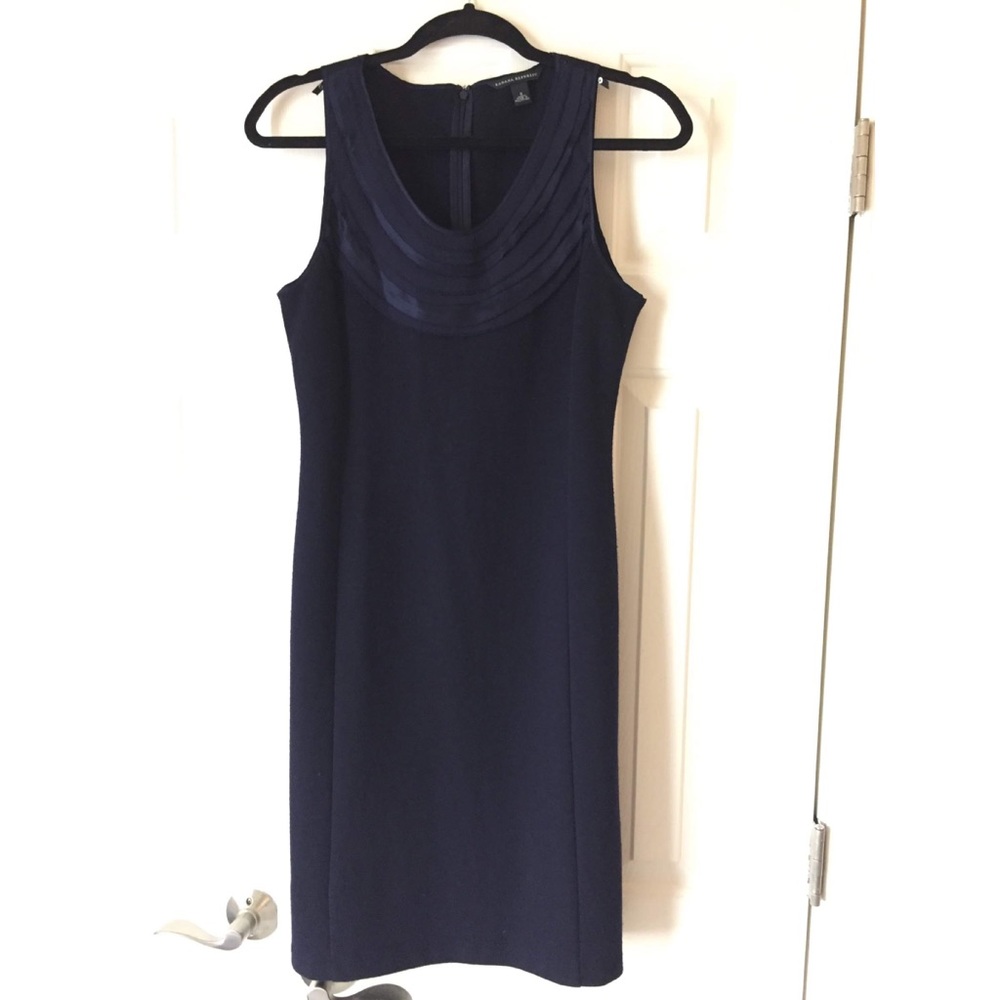 Banana Republic Navy Wool Dress